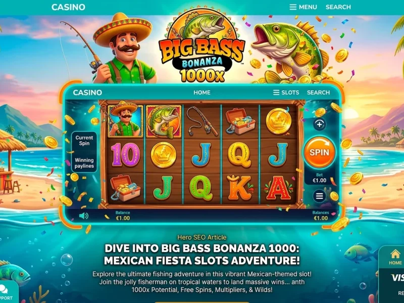 Dónde jugar Big Bass Bonanza 1000 en México