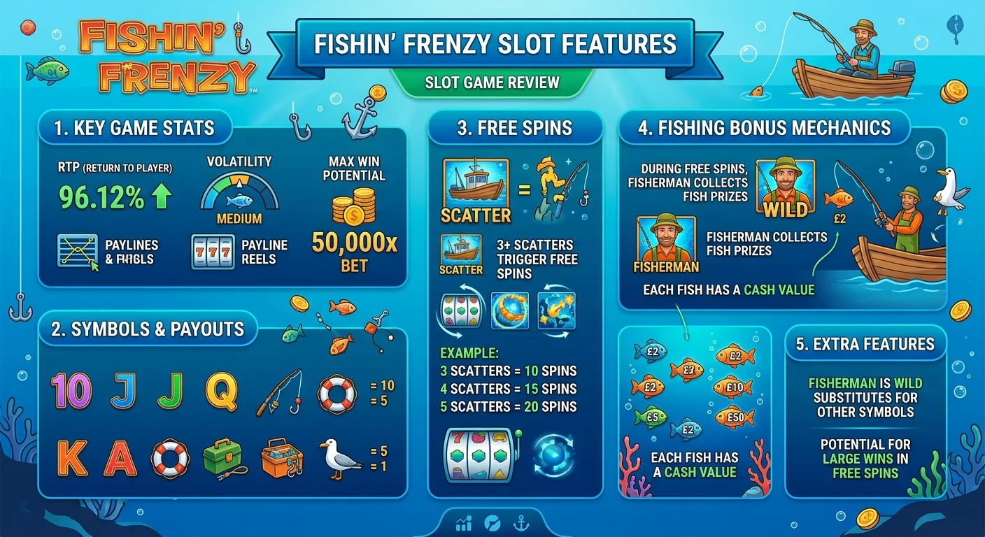 Dónde jugar Fishin’ Frenzy en México mid image