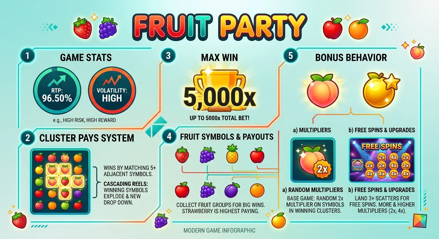 Dónde jugar Fruit Party en México mid image